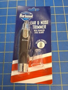 Barbasol Ear & Nose Trimmer New Sealed Package Black